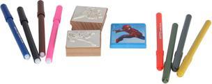 Actual product image Spiderman stamp set 11 pieces