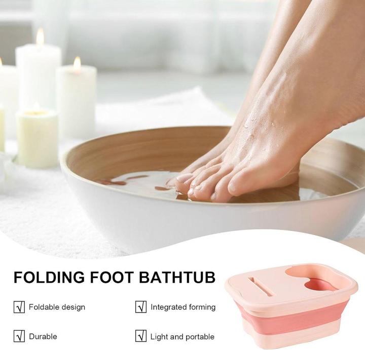 Produktbild König Design Faltbare Fussbadewanne Fussmassage Fussmassagegerät Fussbad Spa Pediküre 21 Liter