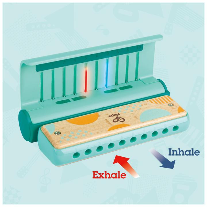 Image du produit Hape Bright Learning Harmonica (Anglais, Allemand)