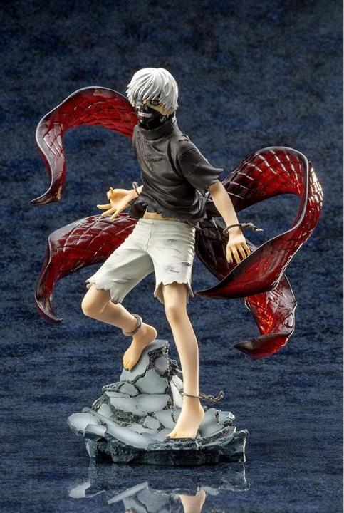 Actual product image Kotobukiya Tokyo Ghoul ARTFXJ Statue 1/8 Ken Kaneki Awakened Repaint Ver. 23 cm