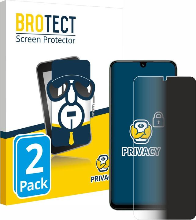 Produktbild BROTECT Sichtschutzfolie Anti-Spy Privacy Folie Blaulicht-Schutz (2 Stück, Xiaomi Poco C75)