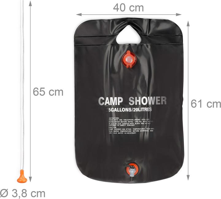 Produktbild Relaxdays Campingdusche