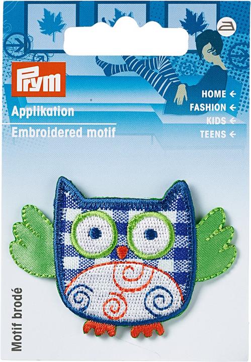 Produktbild Prym Applikation Eule, blau/grün (1 x)