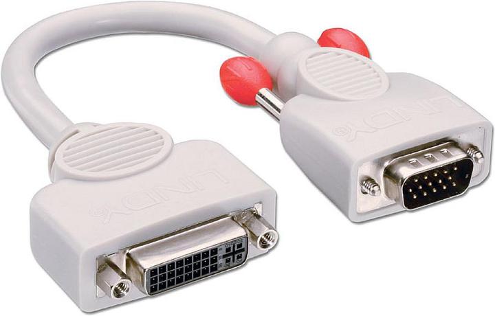 Lindy VGA adapter VGA cable to DVI connector (DVI, 20 cm)