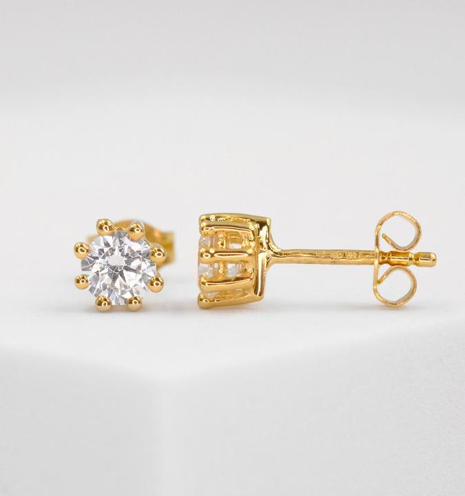 Immagine prodotto Muau Orecchini a perno (Oro giallo 750/18 K Oro giallo)