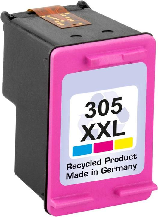 Actual product image Plutoos HP 305 XL cartridge XXL compatible, colour original only 4 ml (Color)