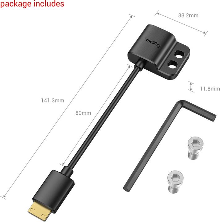 Immagine prodotto SmallRig Cavo adattatore HDMI (0.14 m, HDMI)