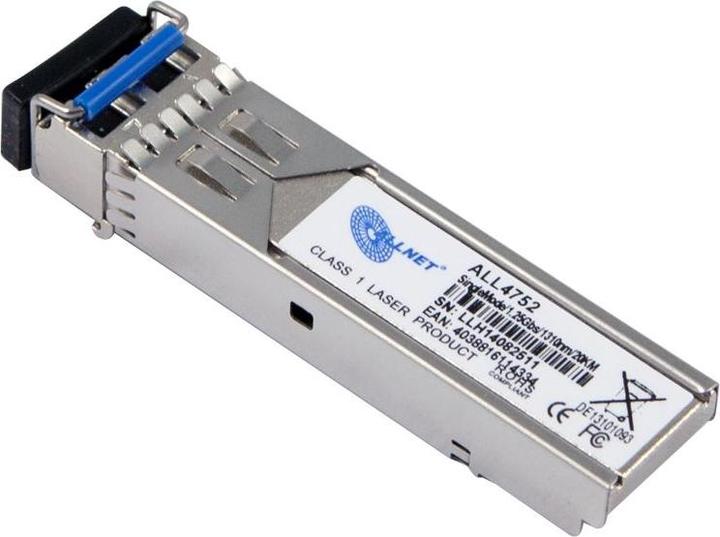 Actual product image Allnet ALL4752 1250Mbps mini-GBIC/SFP 1310nm single mode network transceiver module
