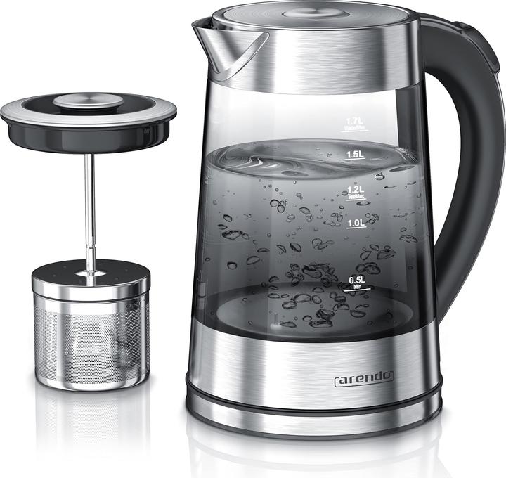 Arendo Wasserkocher mit Teesieb (1.70 l)