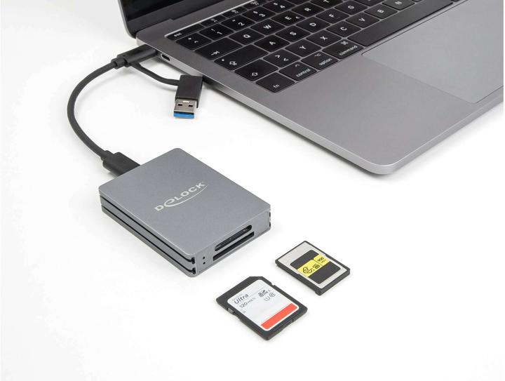 Immagine prodotto Delock Lettore di schede USB Tipo-C per SD e CFexpress Tipo A Spe (USB 3.2 Gen 2)