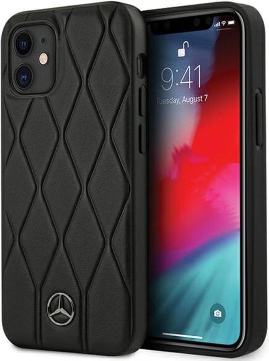 Produktbild Mercedes-Benz Wave Line - iPhone 12 mini 5.4 - Schwarz - Hard Cover - Original Schutzhülle (Apple iPhone 12 mini)