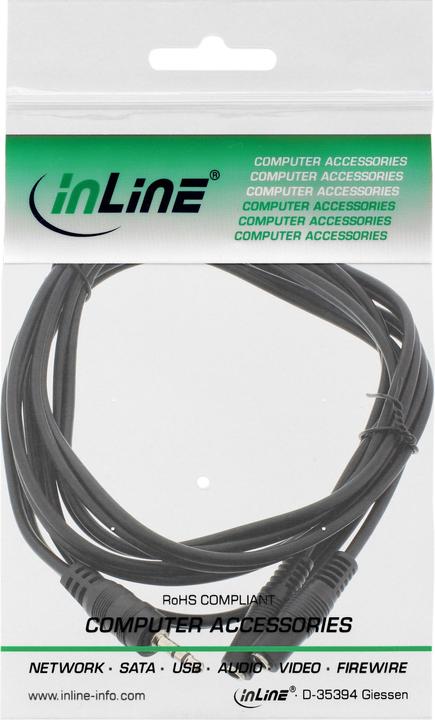 Produktbild InLine Klinken Y-Kabel (2 m, 3.5mm Klinke (AUX))
