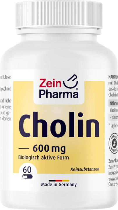 Zein Pharma Cholin (60 Stück, Kapseln, 360 g)