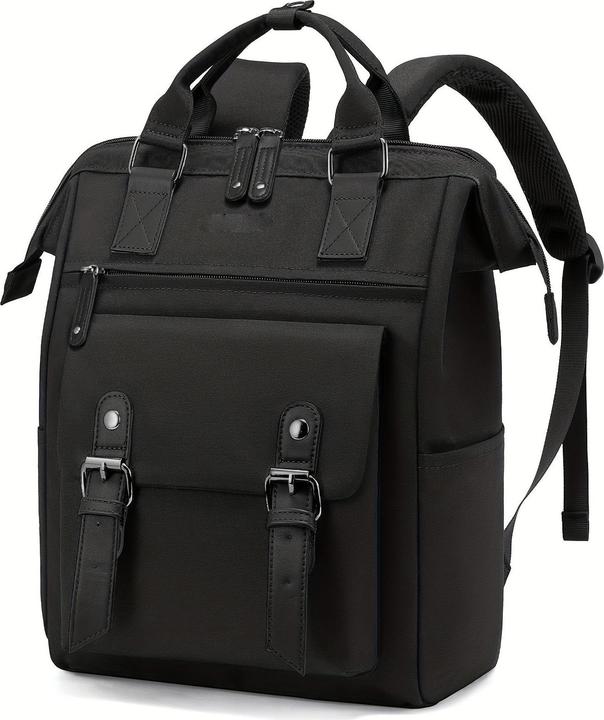 Actual product image Only-Bags.Store Stylish small laptop backpack - Fashionable college daypack with adjustable straps, robust