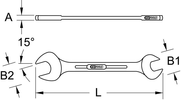 Immagine prodotto KS Tools Doppia chiave aperta (50 mm)