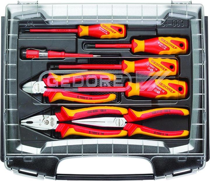 Produktbild Gedore 1101-003 VDE VDE-Werkzeugsatz 8-teilig in i-BOXX 72 (8 Teile)