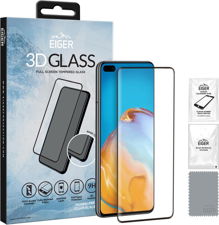 Actual product image Eiger Mountain Glass Clear Edge (1 Piece, Huawei P40)