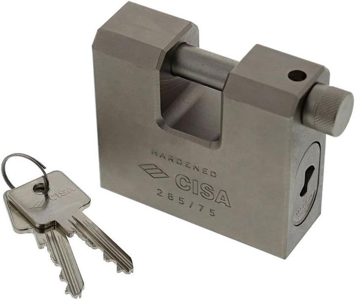 Produktbild Kabi Containerlås m. 2 nøgler - Cisa Containerhaengelås