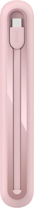 Immagine prodotto Belkin Powerbank 20.000mAh rosa 30W integrale.Cavo USB-C BPB024hqPK (20000 mAh, 30 W, 74 Wh)