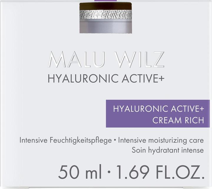 Image du produit Malu Wilz Crème Hyaluronic Active+ Recharge riche (50 ml, Crème 24h)