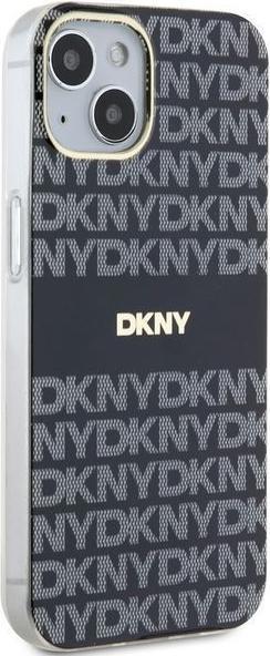 Actual product image DKNY DKHMP15MHRHSEK iPhone 15 Plus / 14 Plus 6.7" czarny/black hardcase IML Mono & Stripe MagSafe (Apple iPhone 15 Plus)