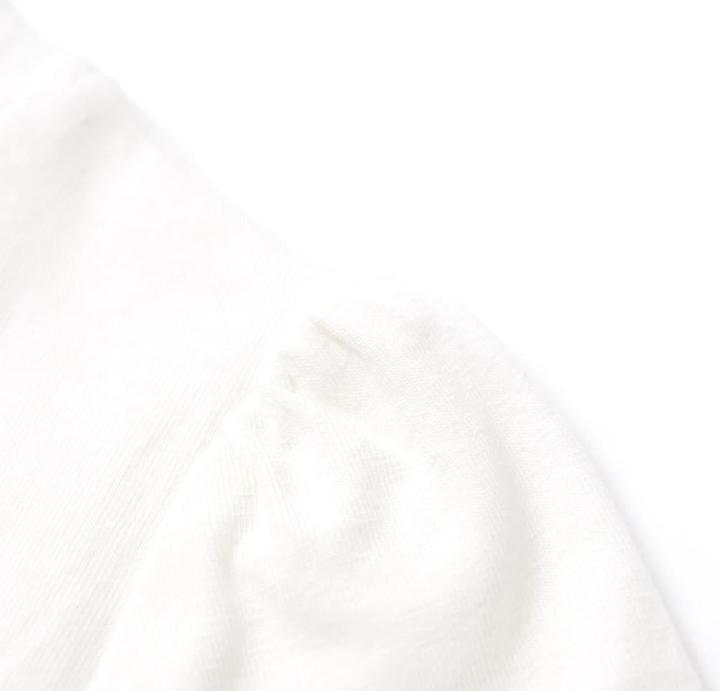 Image du produit VidaXL T-shirt enfant Ecru 140,Matière : 95% coton. 5 (140)