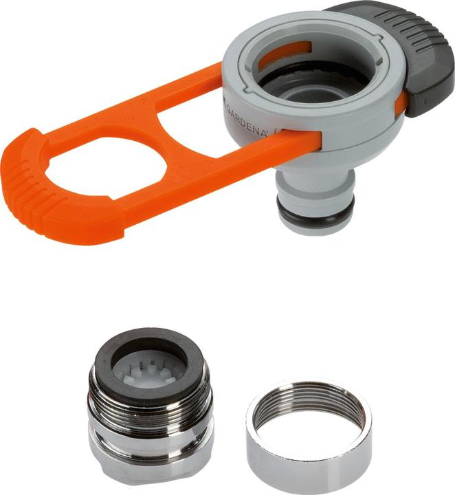 Gardena Adapter für Indoor-Wasserhähne (Adapter für Indoor Wasserhähne, Hahnanschluss, 22 mm)