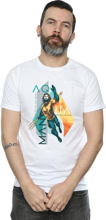 Actual product image Mens Aquaman Tropical Icon T-Shirt (XXL)
