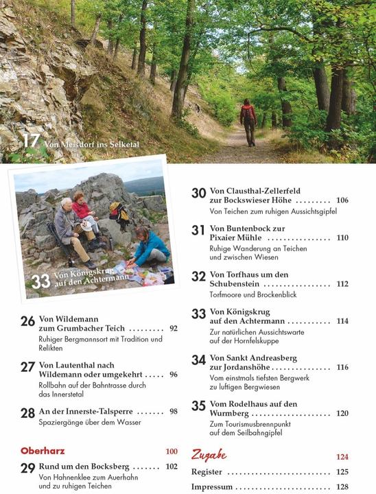 Nährwerte und Zutaten Wanderungen für Senioren im Harz (Deutsch, Richard Goedeke, 2019)