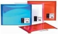 Produktbild Rexel Dokumentenmappe Xtra Folder, DIN A4, weiss transluzent, aus Kunststoff, Druckknopf-Verschluss (A4, 5 x)