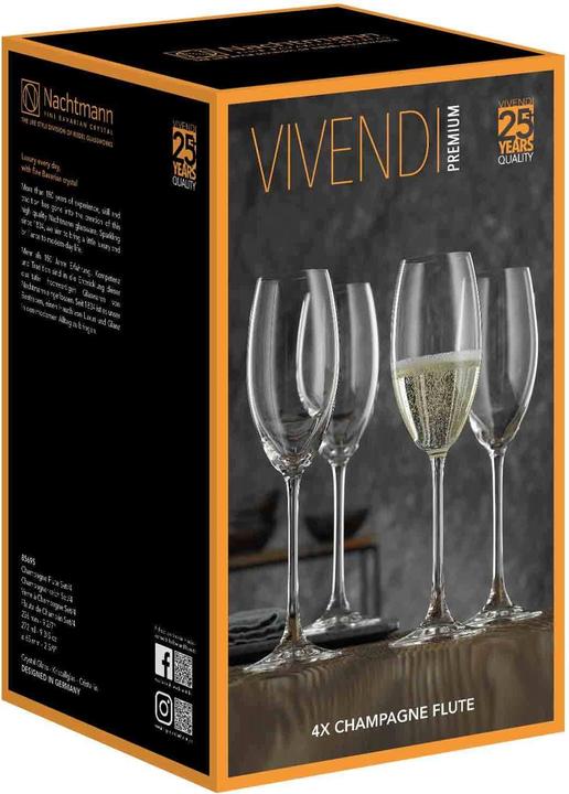 Productafbeelding Nachtmann Vivendi Champagnebekers Set van 4 (27.20 cl, 4 Bril, Champagneglazen)