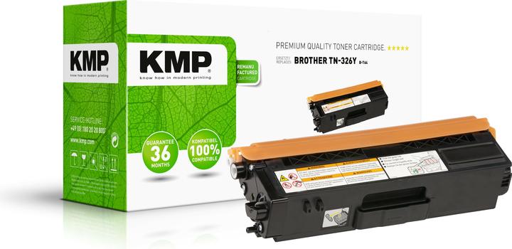 Produktbild KMP B-T64 Toner yellow kompatibel mit Brother TN-326 Y (Y)