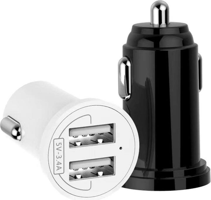 Actual product image Techly Mini Car Charger 2 USB-A Ports