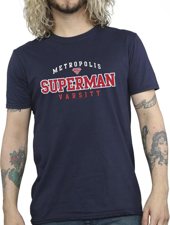 Produktbild Superman Metropolis Varsity TShirt (3XL)