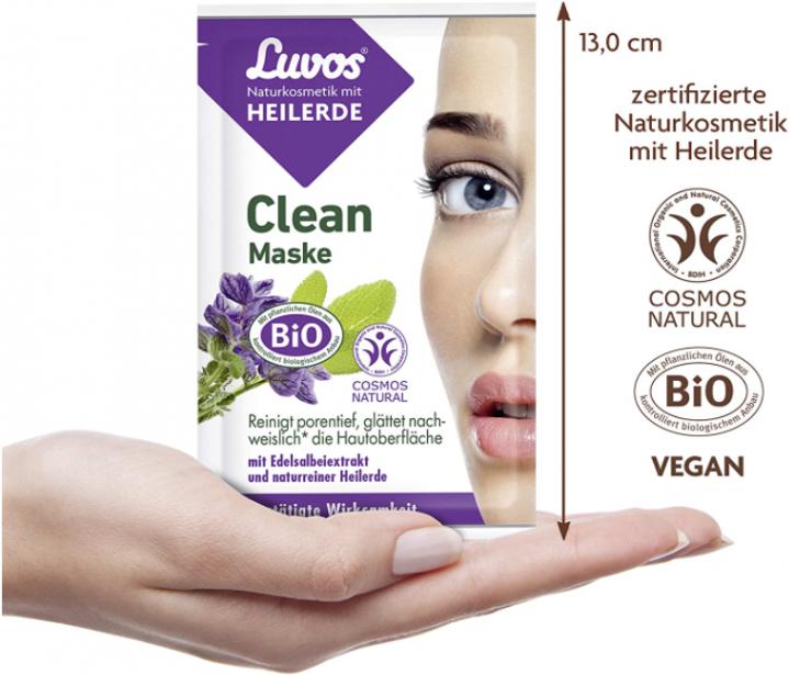 Actual product image Luvos Healing Earth Clean Mask Display (24 pcs) (1000 ml)