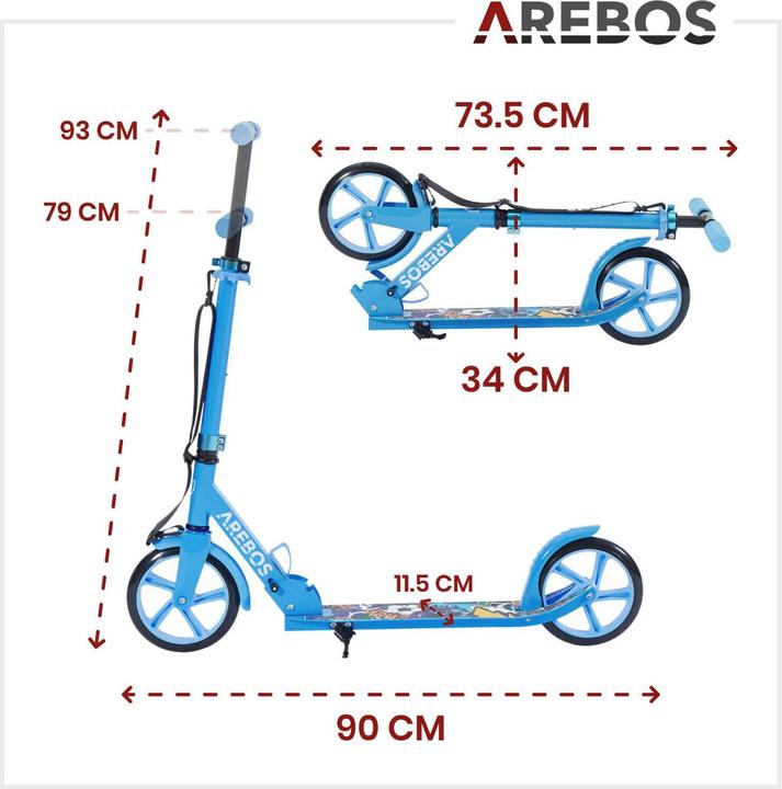 Immagine prodotto Arebos Tretroller