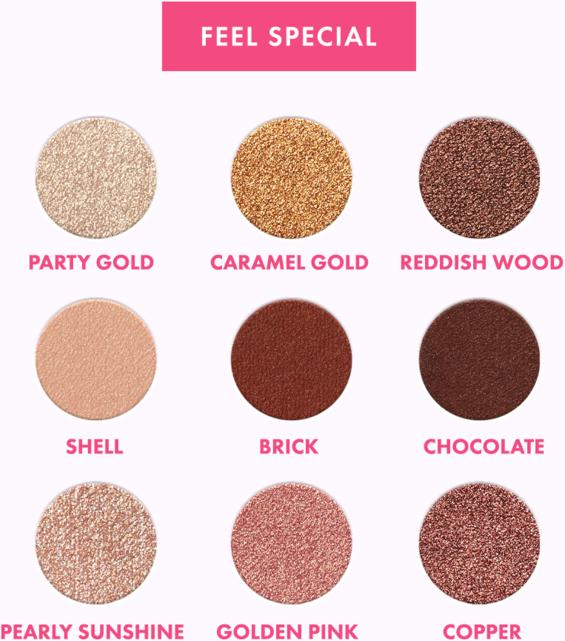 Produktbild Goovi Feel Special Lidschattenpalette (matt satiniert extra-perlmutt)