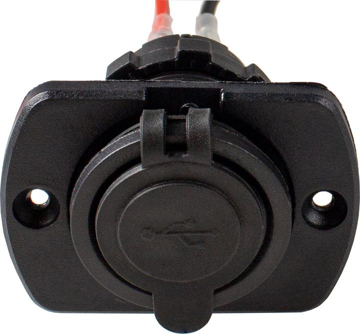 Actual product image As - Schwabe USB 2-gang panel box Caravan