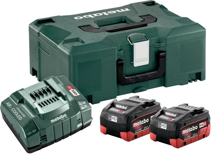 Image du produit Metabo Kit de base 2 x LiHD 5.5 Ah ML (18 V)