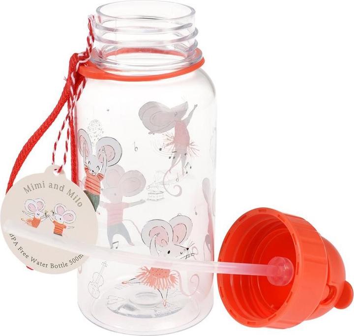 Image du produit Rex London Bouteille à paille, Mimi et Milo (0.50 l)