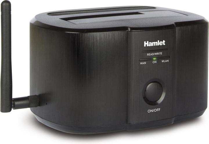 Immagine prodotto Hamlet Wi-Fi Docking Station per hard disk sata da 2,5" o 3,5" (1 Porti)