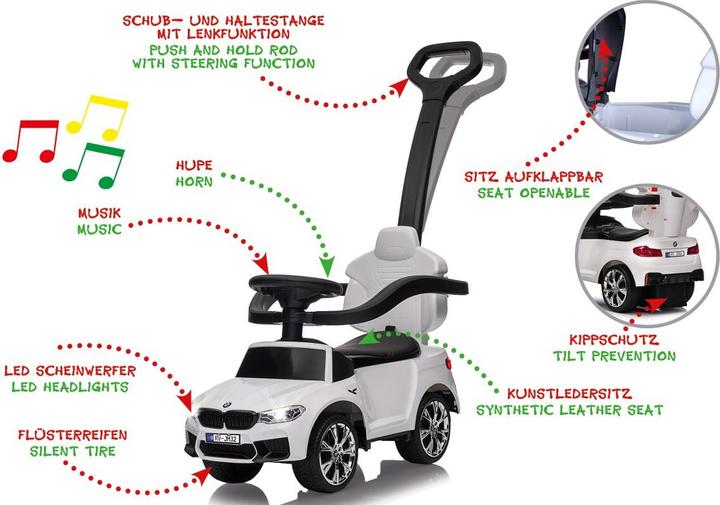Productafbeelding Jamara BMW M5 2in1 Slider wit