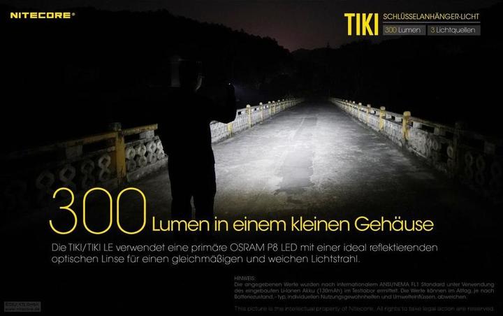 Actual product image Nitecore TIKI - 300 lumen (5.60 cm, 300 lm)