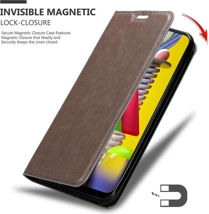 Image du produit Cadorabo Book Couverture magnétique invisible (Samsung Galaxy M31)