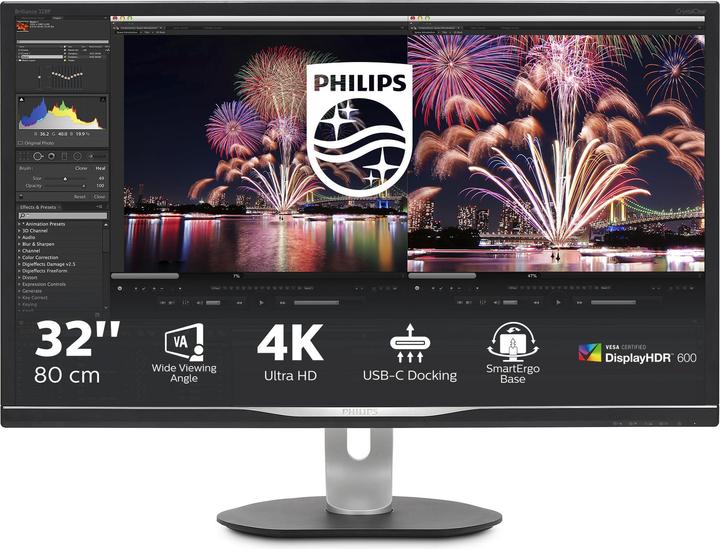 Produktbild Philips 328P6VUBREB/00 (3840 x 2160 Pixel, 32")