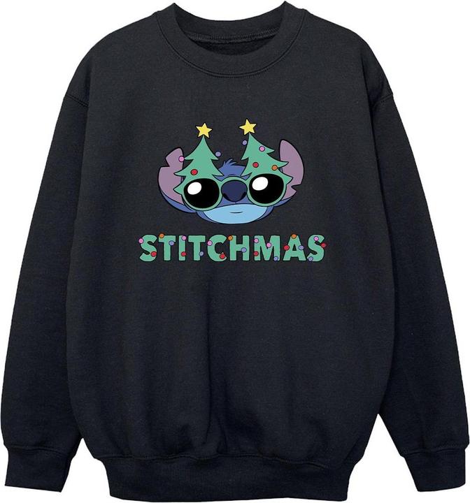 Disney Lilo & Stitch Stitchmas Glasses Sweatshirt Jungen