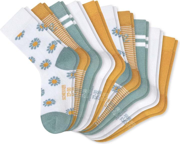 Produktbild Schiesser 10er Pack Blume Kindersocken (10er Pack, 27 - 30)