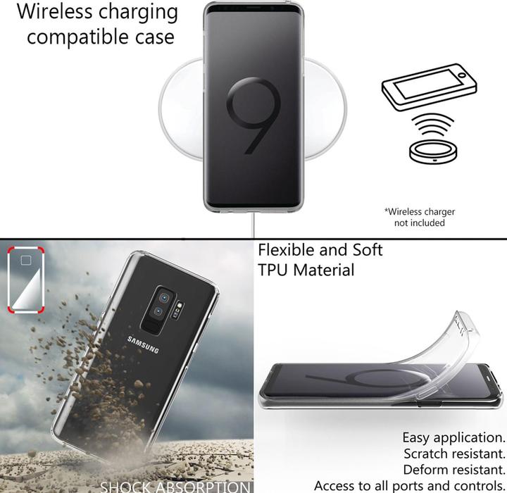 Image du produit Nalia Étui pour téléphone portable 360 degrés (Samsung Galaxy S9+)