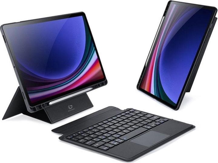 Dux Ducis Custodia per tastiera serie DK (US, Galaxy Tab S9)