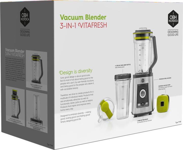 Actual product image OBH Nordica Vacuum Blender 3in1 (7745) (1500 W)